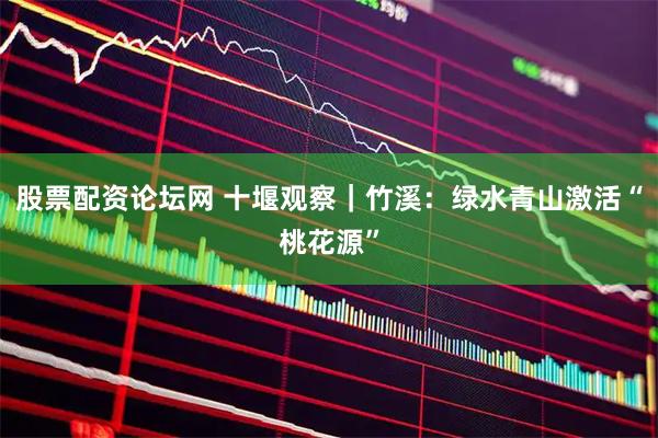 股票配资论坛网 十堰观察｜竹溪：绿水青山激活“桃花源”